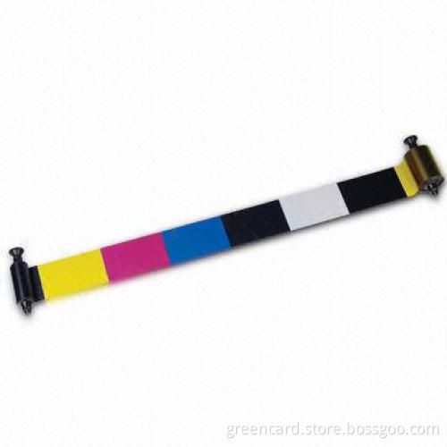 YMCKO Printer Ribbon with 250 Cards Yield, for Nisca NGYMCKO3-3BP